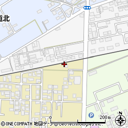 秋田県大館市有浦4丁目2周辺の地図