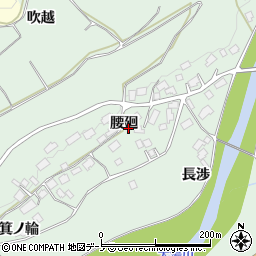 秋田県鹿角市十和田大湯腰廻周辺の地図