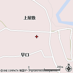 秋田県大館市早口上屋敷80周辺の地図