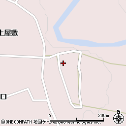 秋田県大館市早口上屋敷73周辺の地図