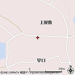 秋田県大館市早口上屋敷87周辺の地図