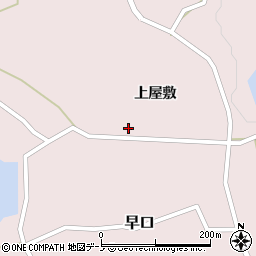 秋田県大館市早口上屋敷130周辺の地図