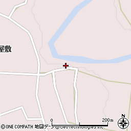 秋田県大館市早口上屋敷65周辺の地図