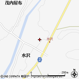 秋田県大館市雪沢水沢73周辺の地図