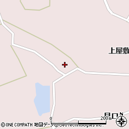 秋田県大館市早口羽立岱周辺の地図