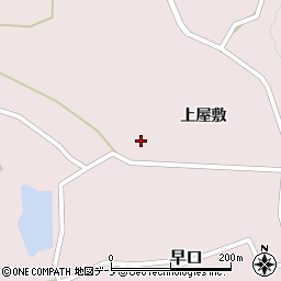 秋田県大館市早口上屋敷122周辺の地図