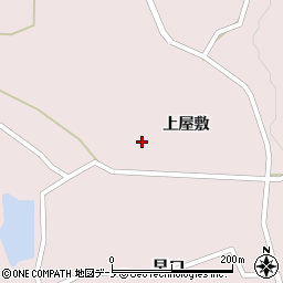 秋田県大館市早口上屋敷124周辺の地図