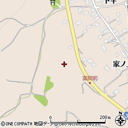 岩手県二戸市米沢（家ノ上）周辺の地図