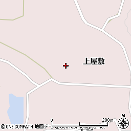 秋田県大館市早口上屋敷121周辺の地図