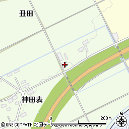 秋田県大館市沼館神田表192周辺の地図