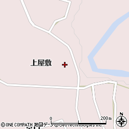 秋田県大館市早口上屋敷41周辺の地図