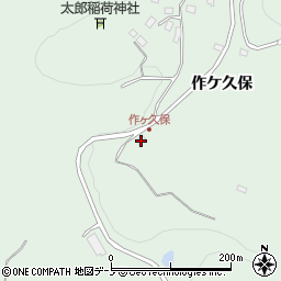 岩手県二戸市福岡作ケ久保86周辺の地図