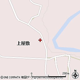 秋田県大館市早口上屋敷44周辺の地図