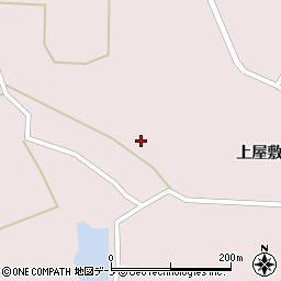 秋田県大館市早口上屋敷96周辺の地図