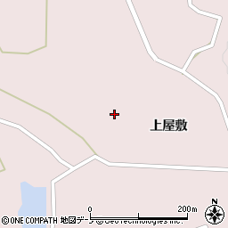 秋田県大館市早口上屋敷118周辺の地図