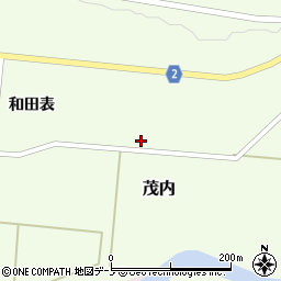 秋田県大館市茂内和田表67周辺の地図