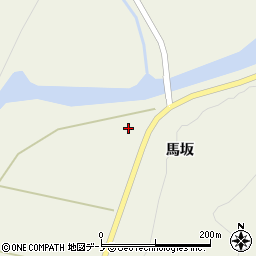 秋田県山本郡藤里町藤琴中嶋周辺の地図