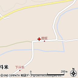 岩手県二戸市下斗米上台周辺の地図