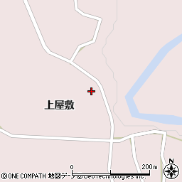 秋田県大館市早口上屋敷47-1周辺の地図