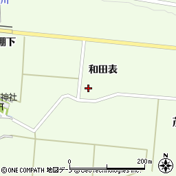 秋田県大館市茂内和田表22-2周辺の地図
