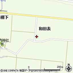 秋田県大館市茂内和田表22周辺の地図