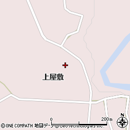 秋田県大館市早口上屋敷21周辺の地図