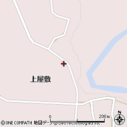 秋田県大館市早口上屋敷47周辺の地図