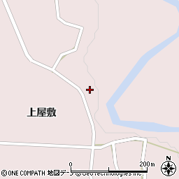 秋田県大館市早口上屋敷43周辺の地図