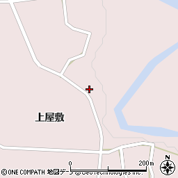 秋田県大館市早口上屋敷57周辺の地図