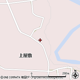 秋田県大館市早口上屋敷56周辺の地図
