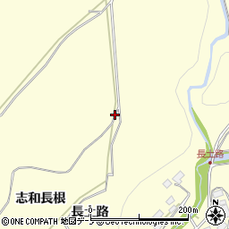 秋田県鹿角市十和田山根志和長根周辺の地図