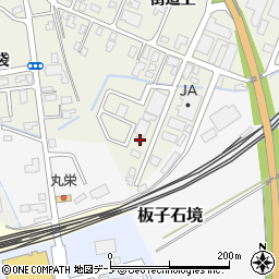 秋田県大館市釈迦内街道上25周辺の地図