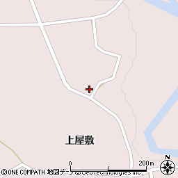 秋田県大館市早口上屋敷14周辺の地図