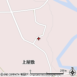 秋田県大館市早口上屋敷13周辺の地図