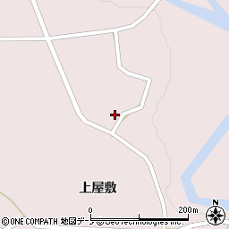 秋田県大館市早口上屋敷14-8周辺の地図