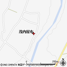 秋田県大館市雪沢茂内屋布114周辺の地図