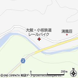 秋田県大館市雪沢大滝30周辺の地図