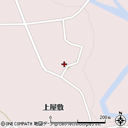 秋田県大館市早口上屋敷15周辺の地図