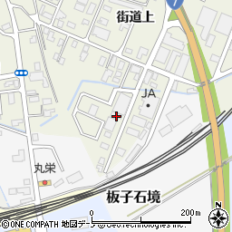 秋田県大館市釈迦内街道上24周辺の地図