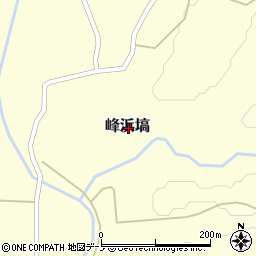 秋田県山本郡八峰町峰浜塙周辺の地図