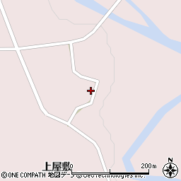 秋田県大館市早口上屋敷8周辺の地図