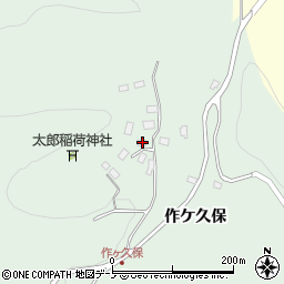 岩手県二戸市福岡作ケ久保64周辺の地図