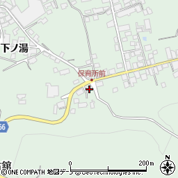 秋田県鹿角市十和田大湯大湯232-2周辺の地図