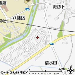 秋田県大館市大茂内諏訪下56-20周辺の地図