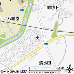 秋田県大館市大茂内諏訪下63-10周辺の地図