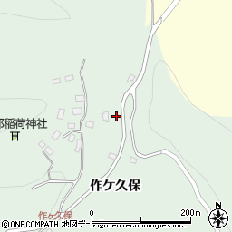 岩手県二戸市福岡作ケ久保41周辺の地図