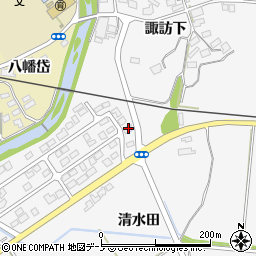 秋田県大館市大茂内諏訪下63-17周辺の地図
