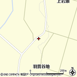 秋田県大館市岩瀬上岩瀬52周辺の地図