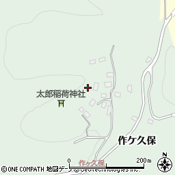 岩手県二戸市福岡作ケ久保39周辺の地図