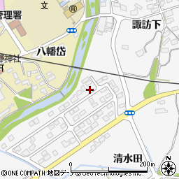 秋田県大館市大茂内諏訪下56-10周辺の地図
